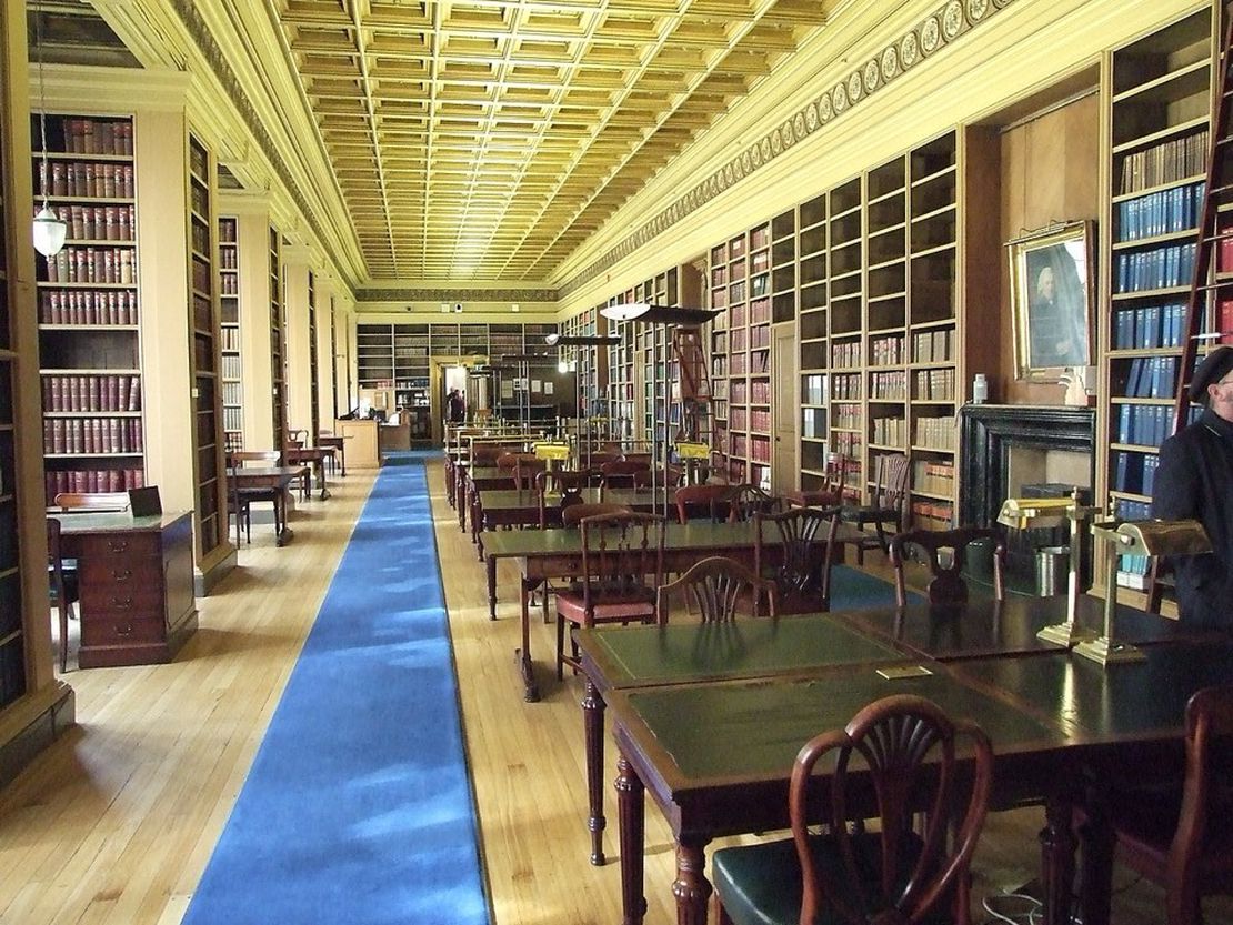The Advocates Library opened by its founder, Sir George Mackenzie, the Lord Advocate