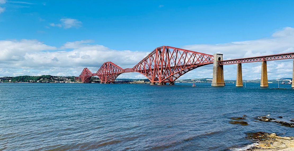 Forth Rail Bridge opened by Prince of Wales.
