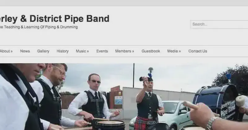 beverley and district pipe band