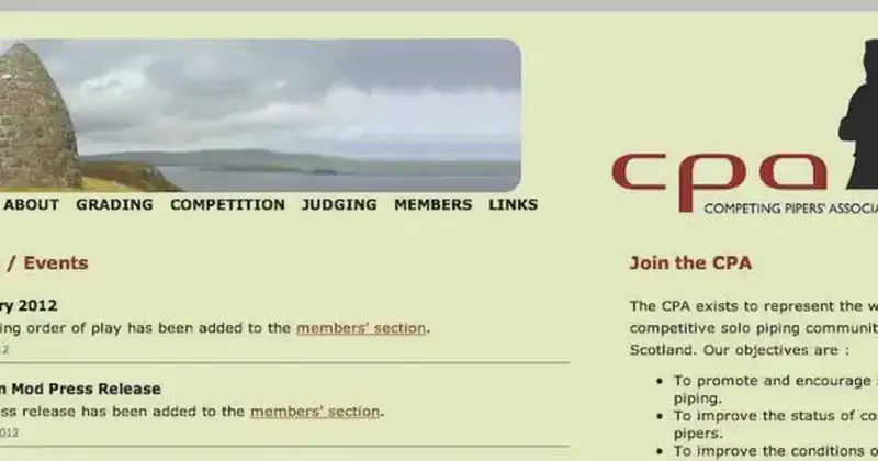 competing pipers association