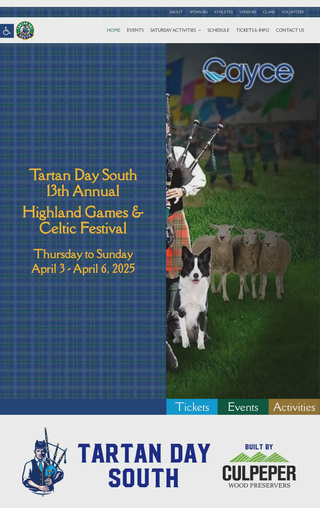 Tartan Day South Highland Games & Celtic Festival