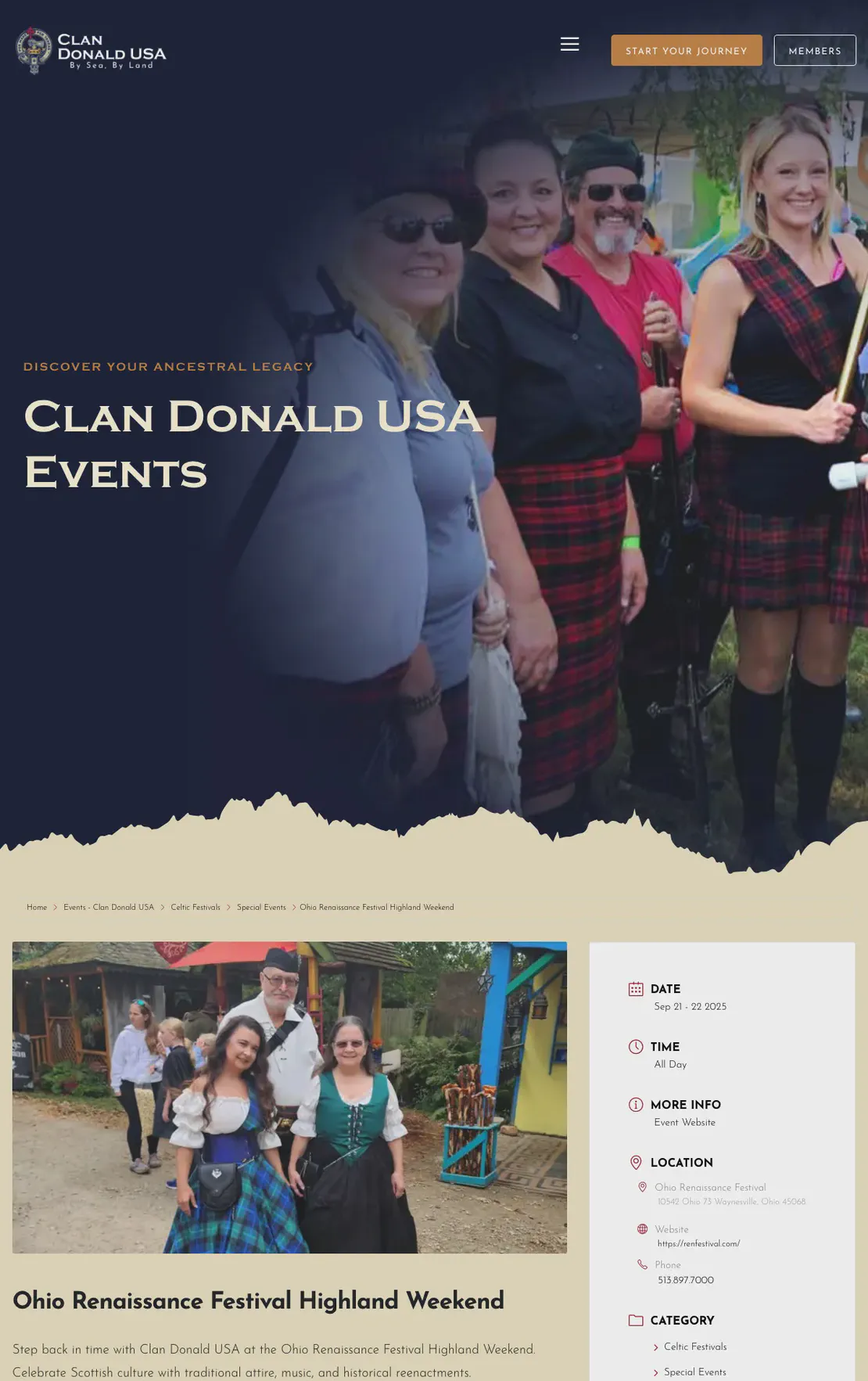 Ohio Scottish Games & Celtic Festival