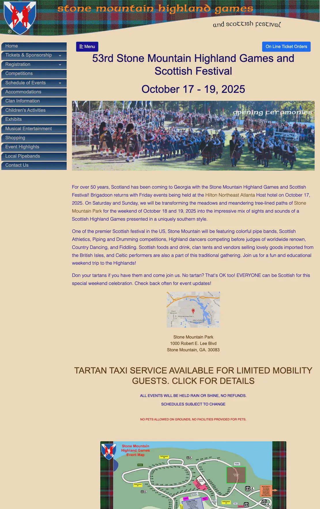 Stone Mountain Highland Games and Scottish Festival