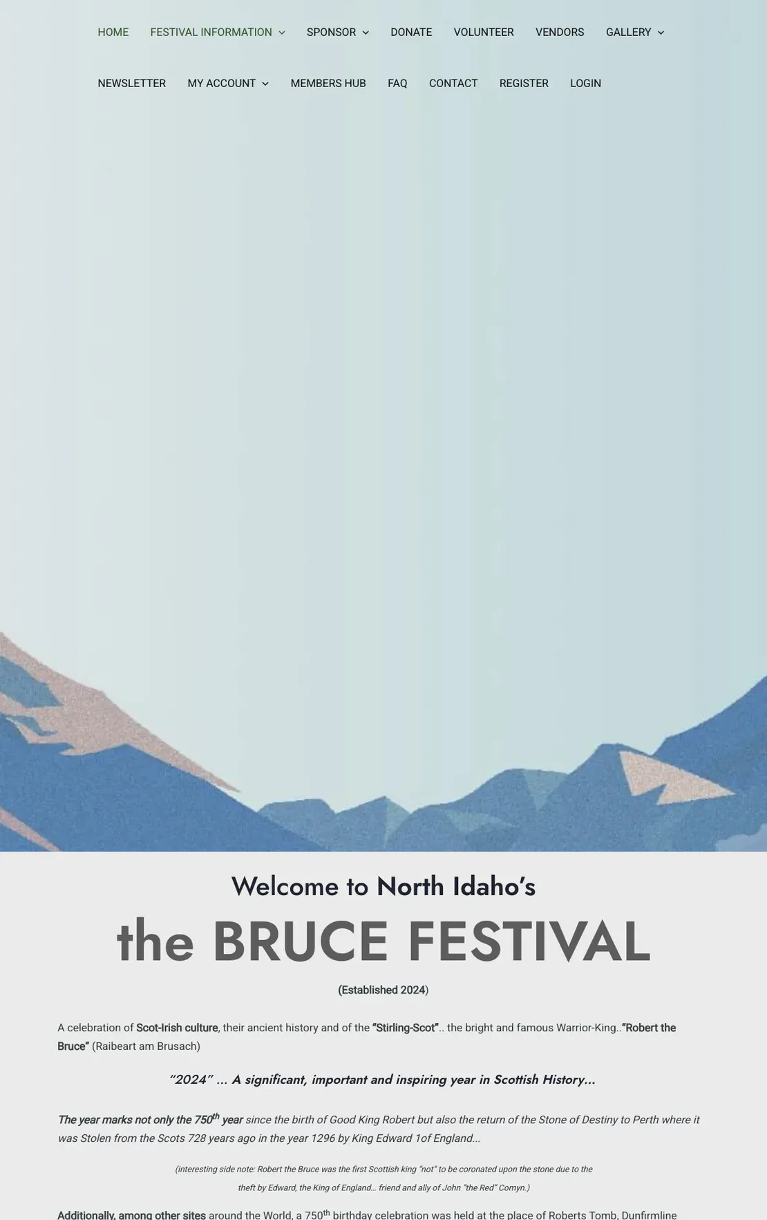 The Bruce Festival – A Scottish Tale