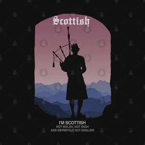 Bagpipe Watercolour Scottish Scotland Music Player Gift Magnet