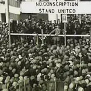A general strike takes place throughout Ireland against the British governments attempts to introduce conscription